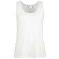 Snow - Front - Womens-Ladies Value Fitted Sleeveless Vest
