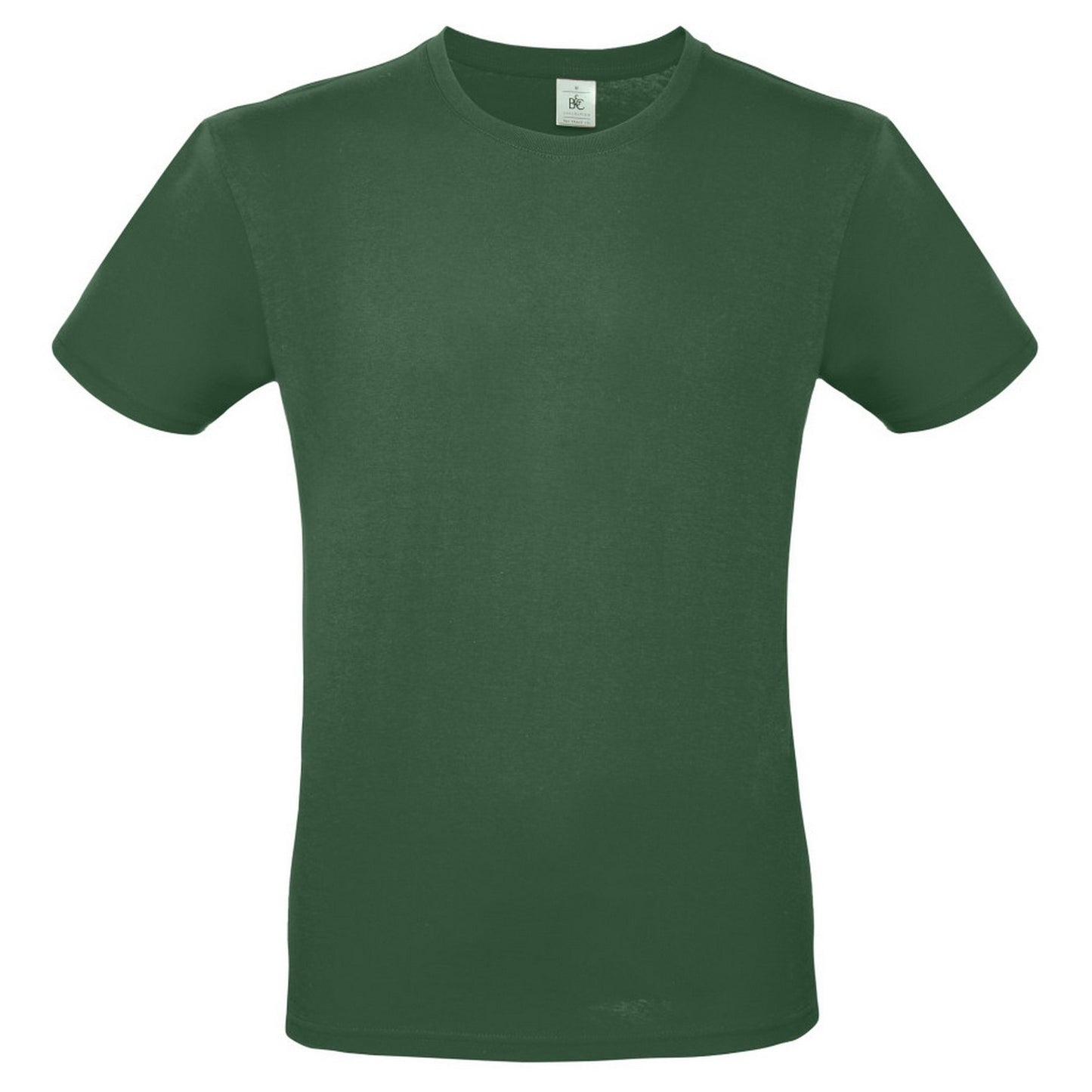 Bottle Green - Front - B&C Mens #E150 Tee