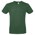 Bottle Green - Front - B&C Mens #E150 Tee