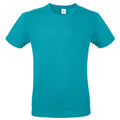 Real Turquoise - Front - B&C Mens #E150 Tee