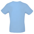 Sky Blue - Back - B&C Mens #E150 Tee