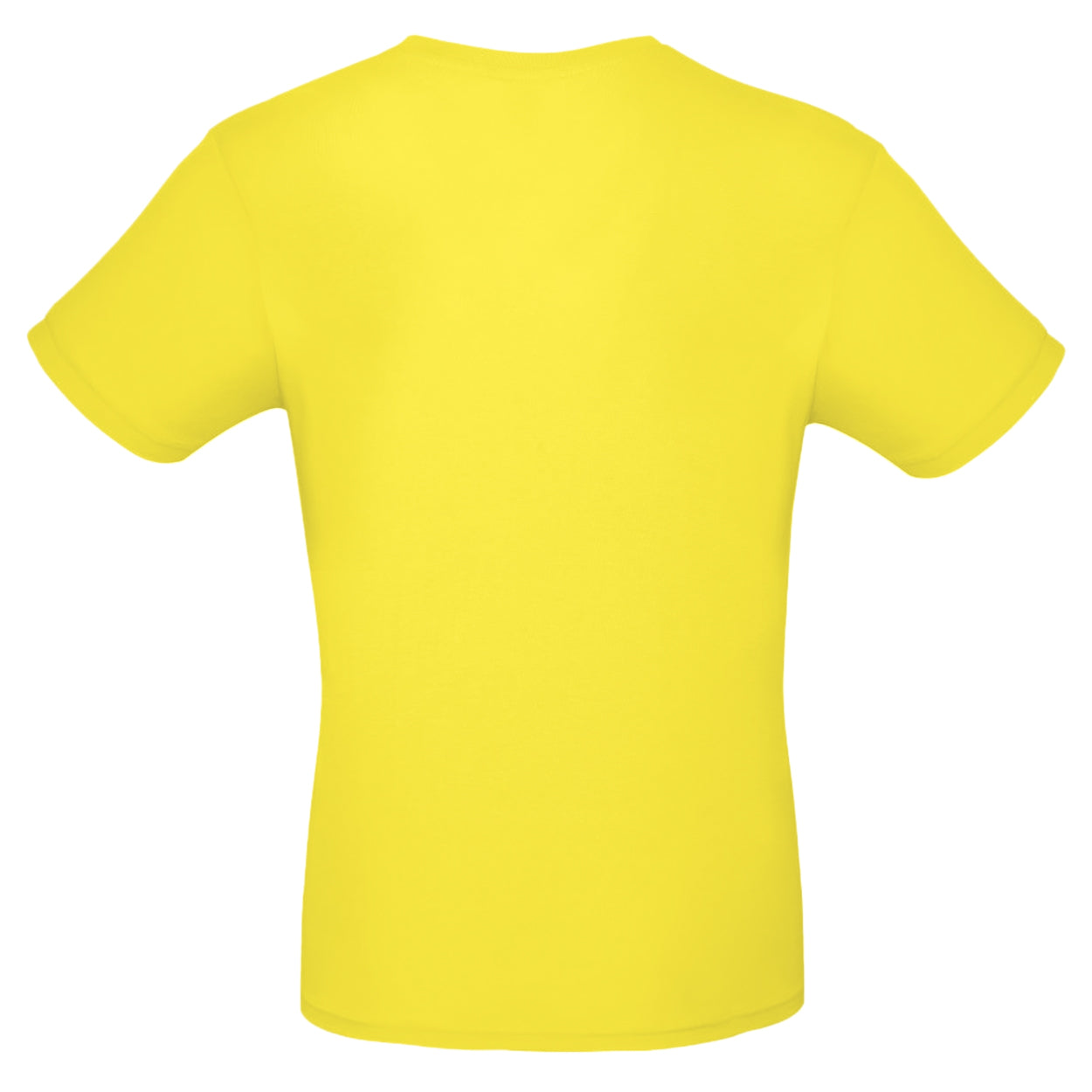 Solar Yellow - Back - B&C Mens #E150 Tee