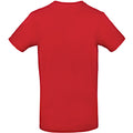 Red - Back - B&C Mens #E190 Tee