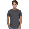 Dark Grey - Back - B&C Mens #E190 Tee
