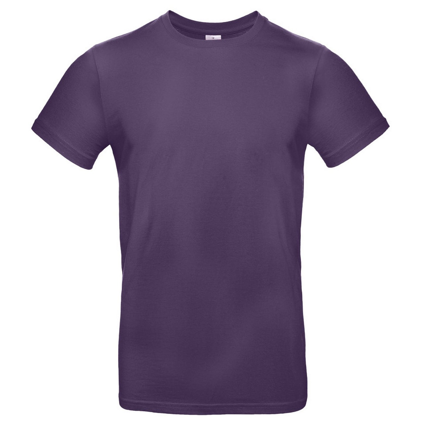 Urban Purple - Front - B&C Mens #E190 Tee