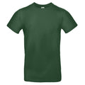 Bottle Green - Front - B&C Mens #E190 Tee