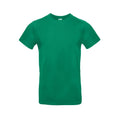 Kelly Green - Front - B&C Mens #E190 Tee