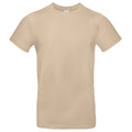 Sand - Front - B&C Mens #E190 Tee
