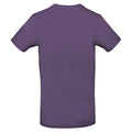 Radiant Purple - Back - B&C Mens #E190 Tee
