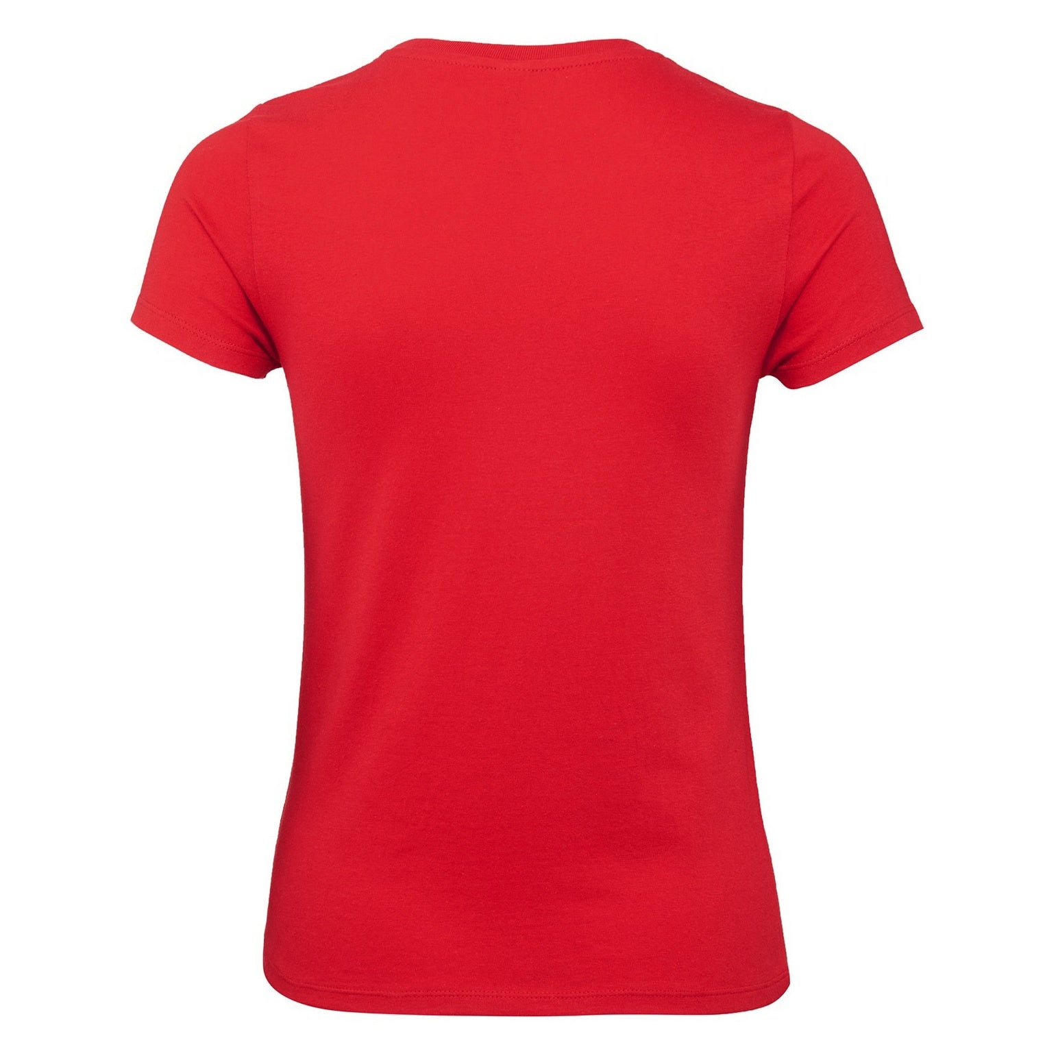Red - Back - B&C Womens-Ladies #E150 Tee