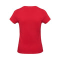 Red - Back - B&C Womens-Ladies #E190 Tee