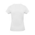 White - Back - B&C Womens-Ladies #E190 Tee