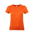 Orange - Front - B&C Womens-Ladies #E190 Tee