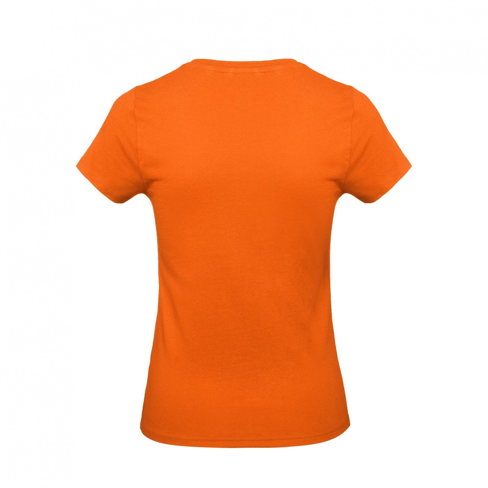 Orange - Back - B&C Womens-Ladies #E190 Tee