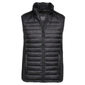 Jet Black-Black - Front - Tee Jays Mens Crossover Bodywarmer