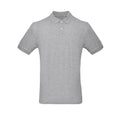 Taupe Grey - Front - B&C Mens Inspire Polo