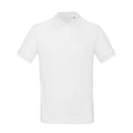 White - Front - B&C Mens Inspire Polo