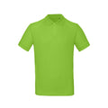 Orchid Green - Back - B&C Mens Inspire Polo