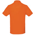 Orange - Back - B&C Mens Inspire Polo