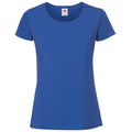 Cobalt - Front - Fruit Of The Loom Womens-Ladies Ringspun Premium T-Shirt