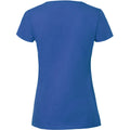 Cobalt - Back - Fruit Of The Loom Womens-Ladies Ringspun Premium T-Shirt