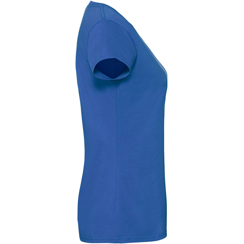 Cobalt - Side - Fruit Of The Loom Womens-Ladies Ringspun Premium T-Shirt