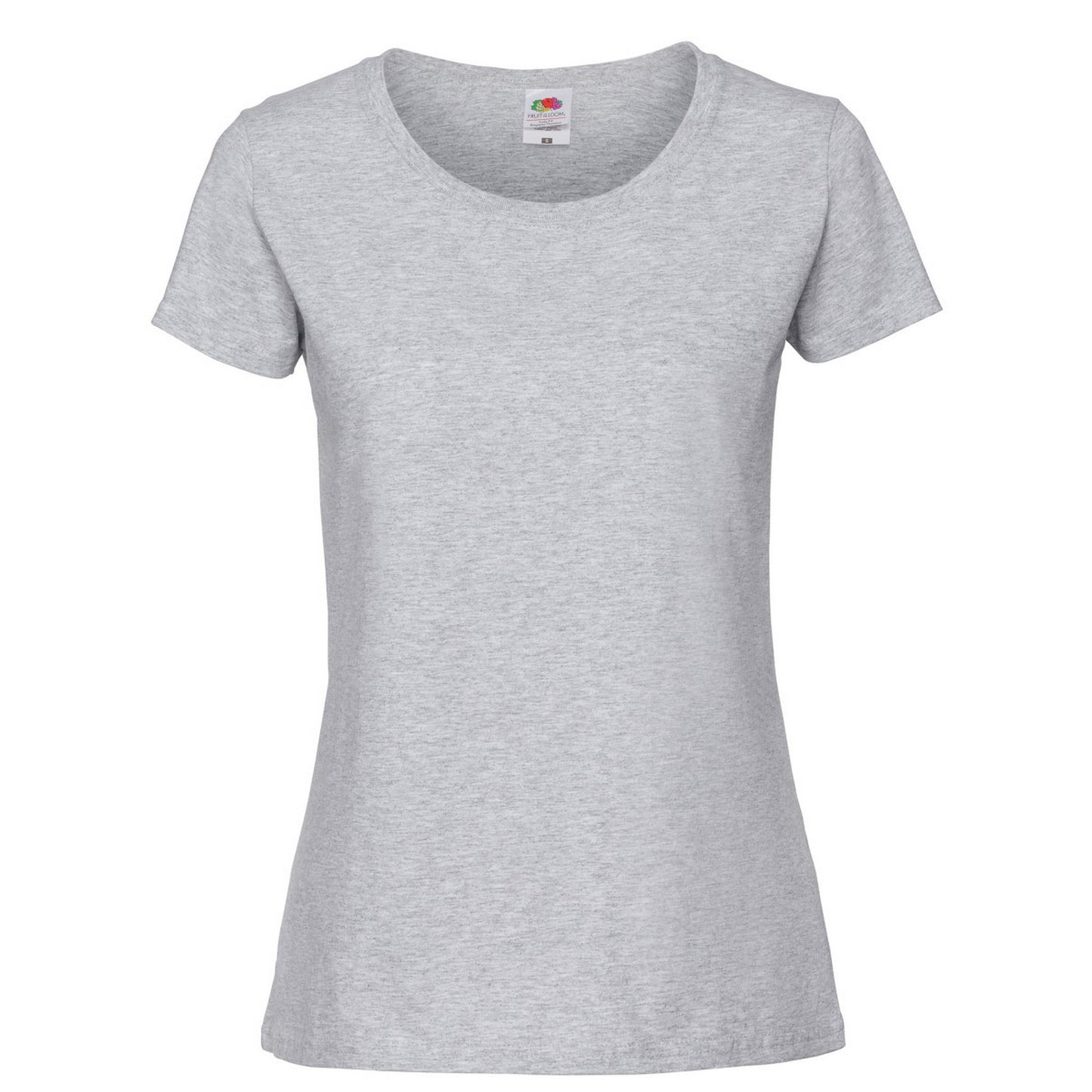 Taupe Grey - Front - Fruit Of The Loom Womens-Ladies Ringspun Premium T-Shirt