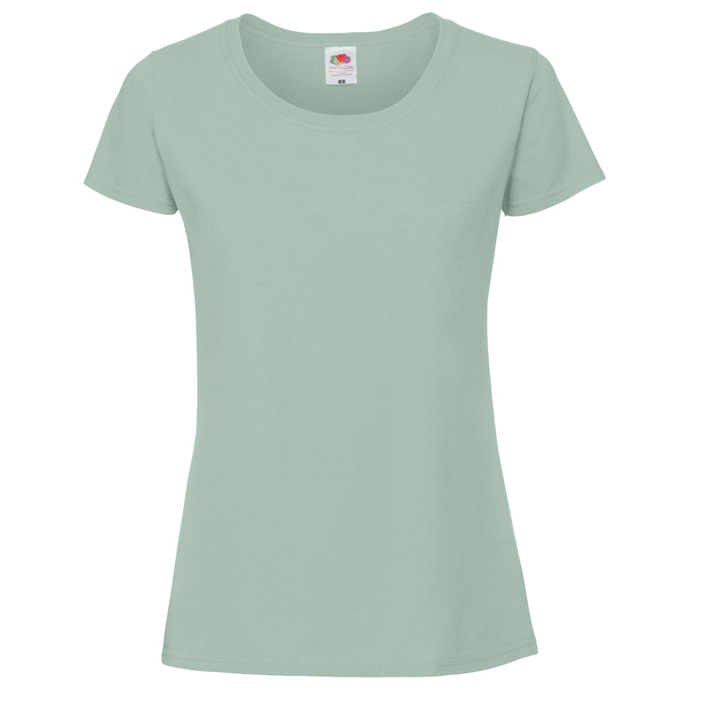 Sage - Front - Fruit Of The Loom Womens-Ladies Ringspun Premium T-Shirt