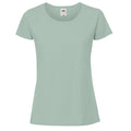 Sage - Front - Fruit Of The Loom Womens-Ladies Ringspun Premium T-Shirt