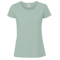 Sage - Front - Fruit Of The Loom Womens-Ladies Ringspun Premium T-Shirt