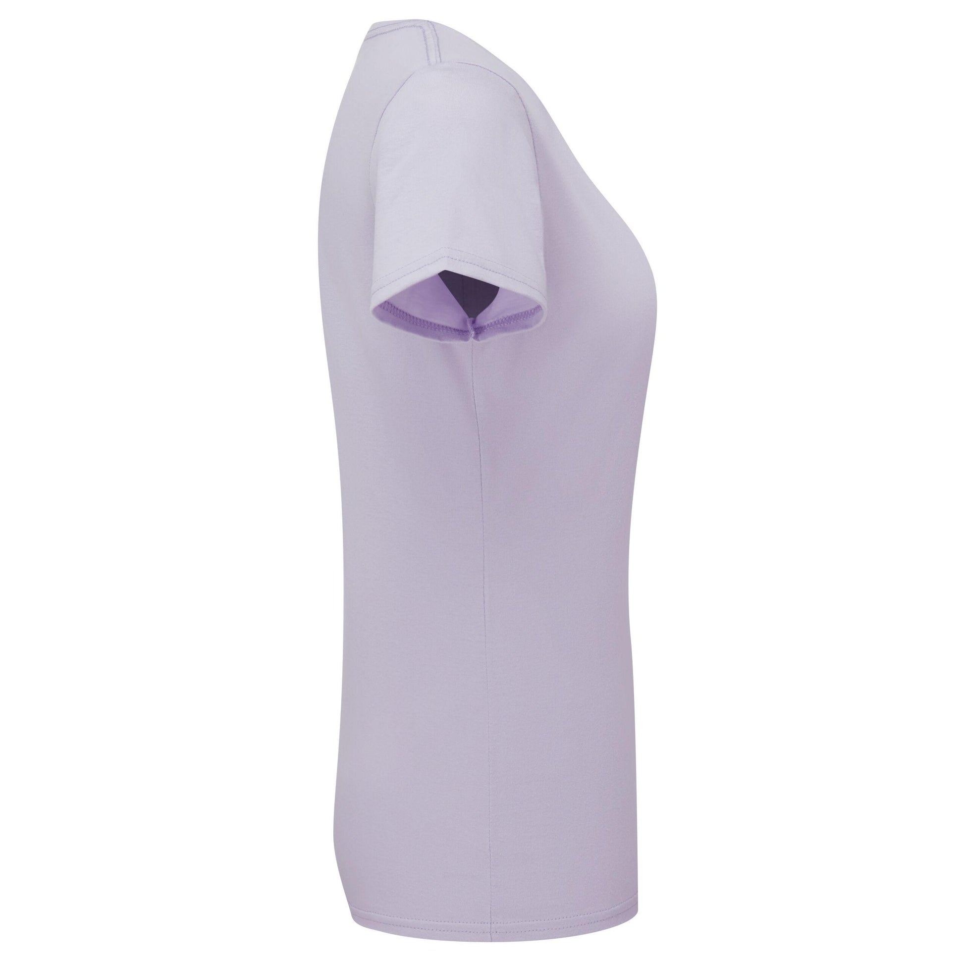 Soft Lavender - Side - Fruit Of The Loom Womens-Ladies Ringspun Premium T-Shirt
