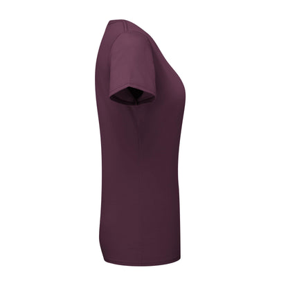 Dark Plum - Lifestyle - Fruit Of The Loom Womens-Ladies Ringspun Premium T-Shirt