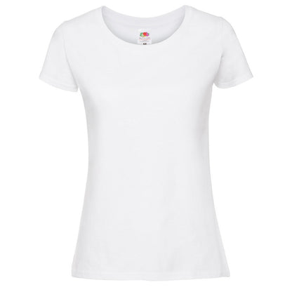 Snow - Front - Fruit Of The Loom Womens-Ladies Ringspun Premium T-Shirt