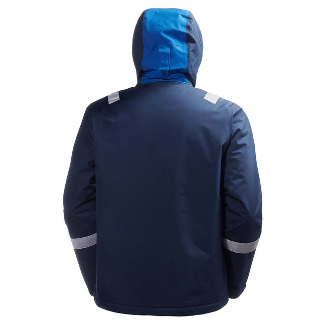 Egyptian Blue-Evening Blue - Back - Helly Hansen Mens Aker Winter Jacket