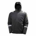Slate Grey-Black - Front - Helly Hansen Mens Aker Winter Jacket