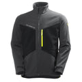 Slate Grey-Black - Front - Helly Hansen Mens Aker Softshell Jacket