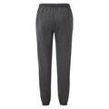 Dark Heather - Back - Fruit Of The Loom Mens Elasticated Cuff Jog Pants - Jogging Bottoms