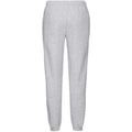 Heather Grey - Side - Fruit Of The Loom Mens Elasticated Cuff Jog Pants - Jogging Bottoms