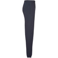 Deep Navy - Side - Fruit Of The Loom Mens Elasticated Cuff Jog Pants - Jogging Bottoms