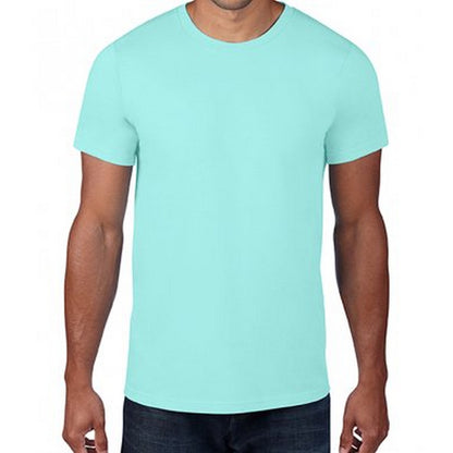 Periwinkle Blue - Back - Gildan Mens Fashion T-Shirt