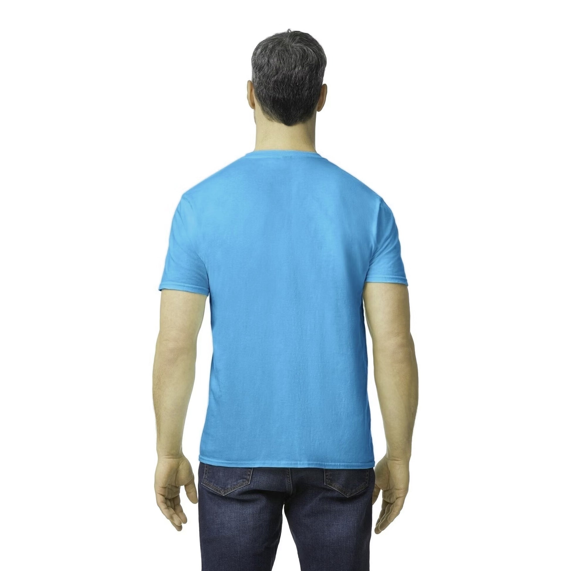 Baby Blue - Back - Gildan Mens Fashion T-Shirt