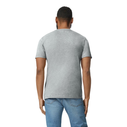 Storm Grey - Back - Gildan Mens Fashion T-Shirt