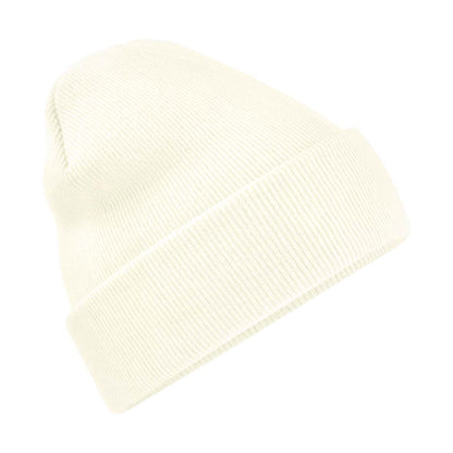 Soft White - Front - Beechfield Unisex Adults Original Cuffed Beanie