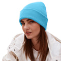 Surf Blue - Back - Beechfield Unisex Adults Original Cuffed Beanie