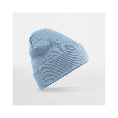 Dusty Blue - Front - Beechfield Unisex Adults Original Cuffed Beanie