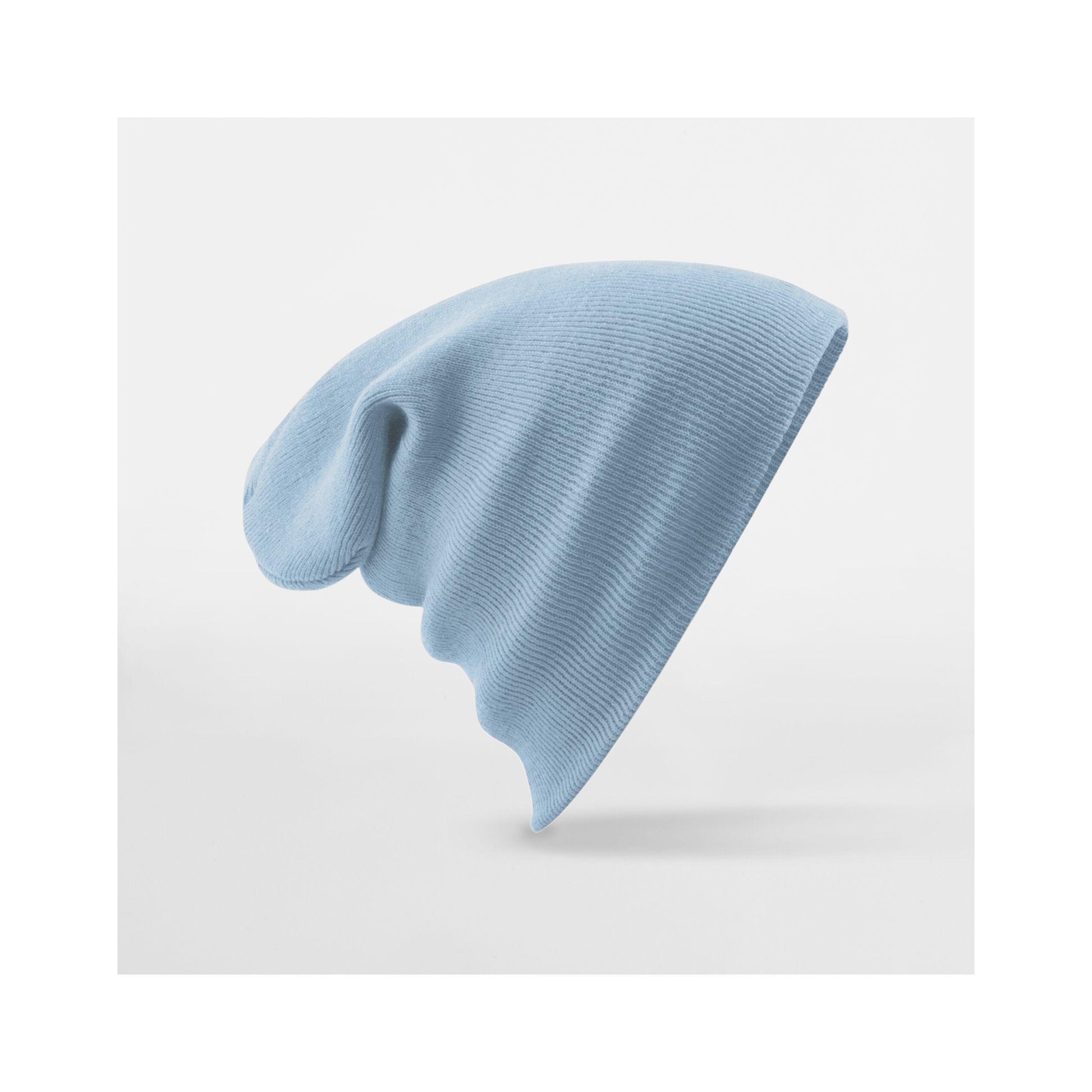 Dusty Blue - Back - Beechfield Unisex Adults Original Cuffed Beanie