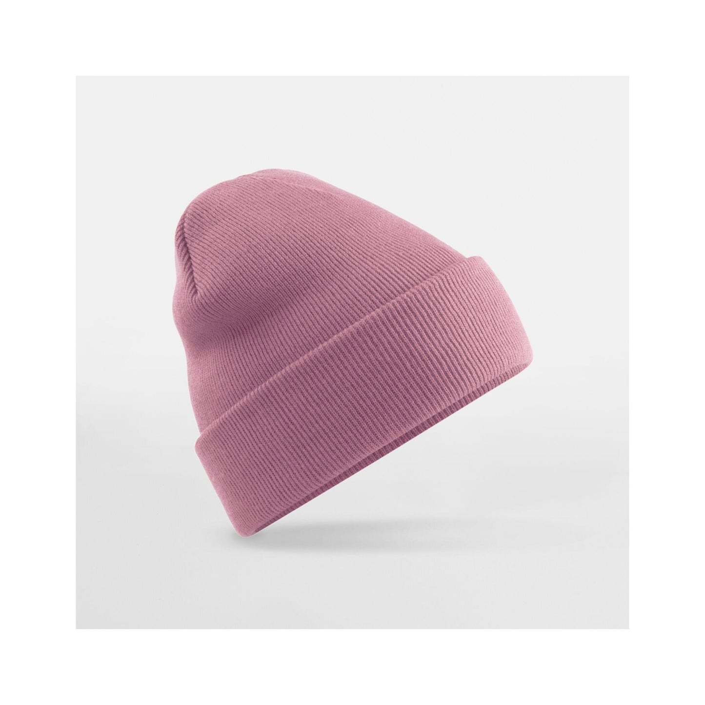 Dusty Purple - Front - Beechfield Unisex Adults Original Cuffed Beanie