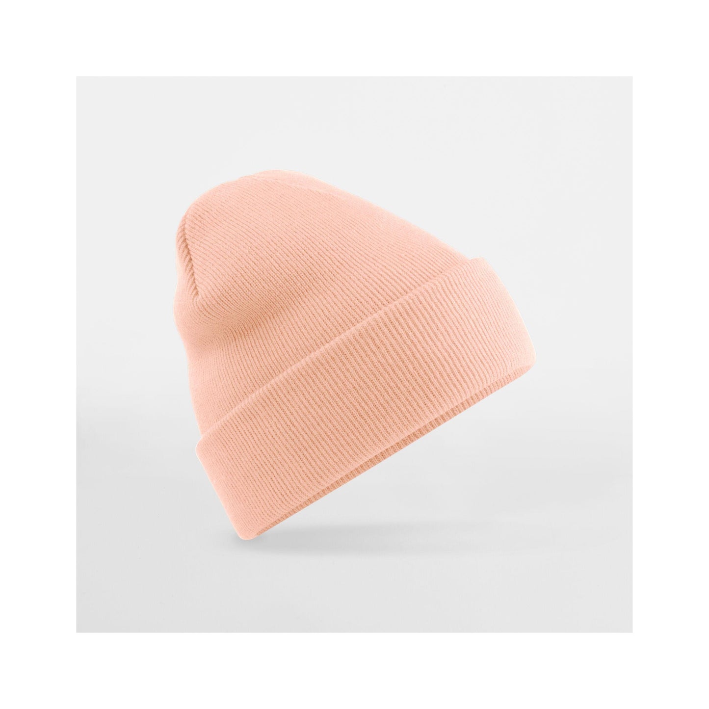 Peach - Front - Beechfield Unisex Adults Original Cuffed Beanie