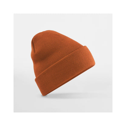 Pumpkin - Front - Beechfield Unisex Adults Original Cuffed Beanie