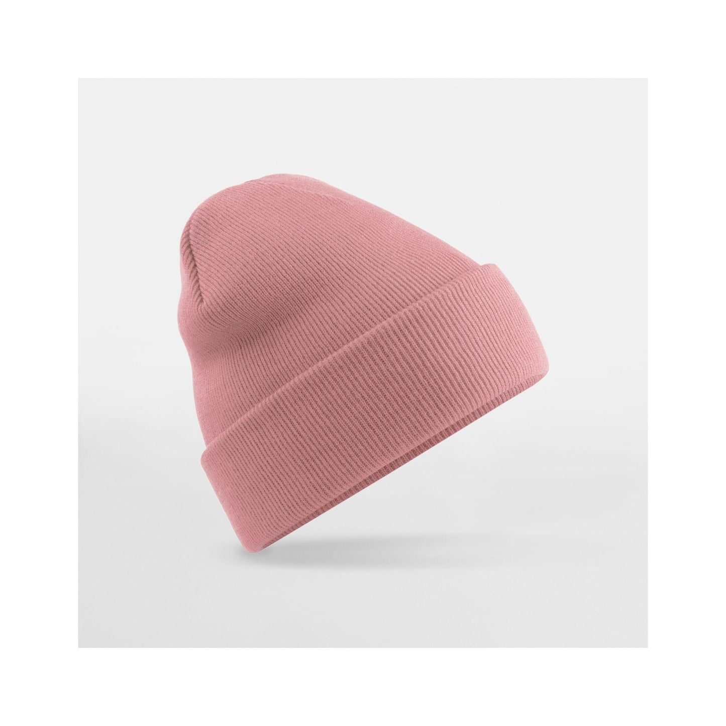 Rose - Front - Beechfield Unisex Adults Original Cuffed Beanie